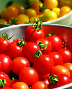 bowl of cherry tomatoes